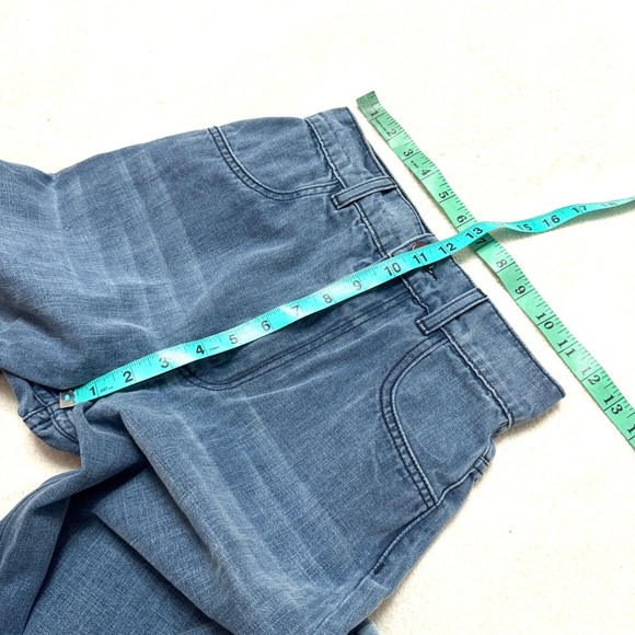 Doen sz 23 Blue Wide Leg Jeans Pants High Waist Cotton - Picture 6 of 11